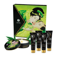 Подарунковий набір Shunga GEISHAS SECRETS ORGANICA Exotic Green Tea: для шикарної ночі вдвох Подарунковий набір Shunga GEISHAS SECRETS ORGANICA Exotic Green Tea: для шикарної ночі вдвох