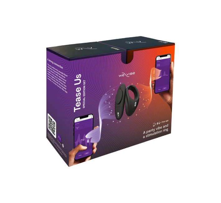 Набор We-Vibe Tease Us Set (смарт-вибратор в трусики Moxie+ & смарт-виброкольцо под одежду Bond)
