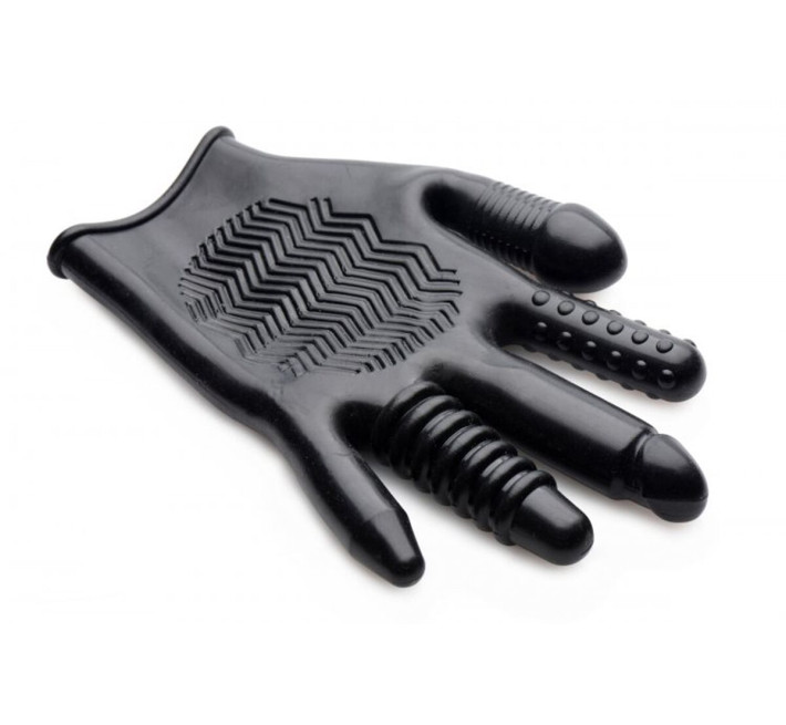 Рукавичка з різними текстурами Master Series Pleasure Poker Textured Glove