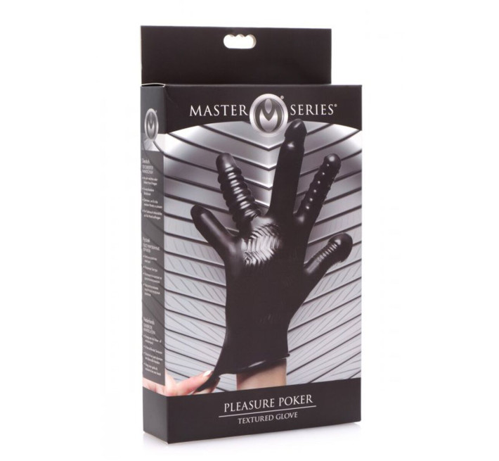 Рукавичка з різними текстурами Master Series Pleasure Poker Textured Glove
