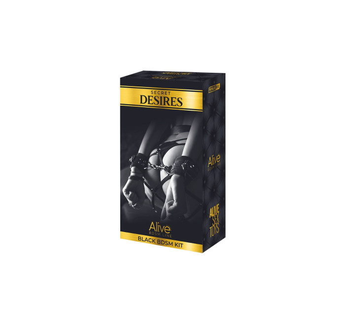 Набор аксессуаров БДСМ Alive Secret Desires Black Kit (8 pcs)