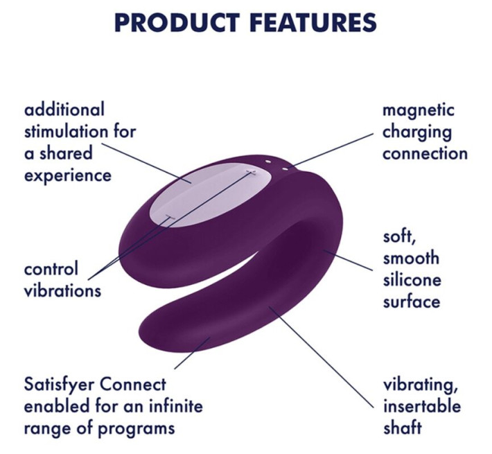 Набор Satisfyer Partner Box 2 (смарт-вибратор для пар Double Joy + виброкольцо Royal One)