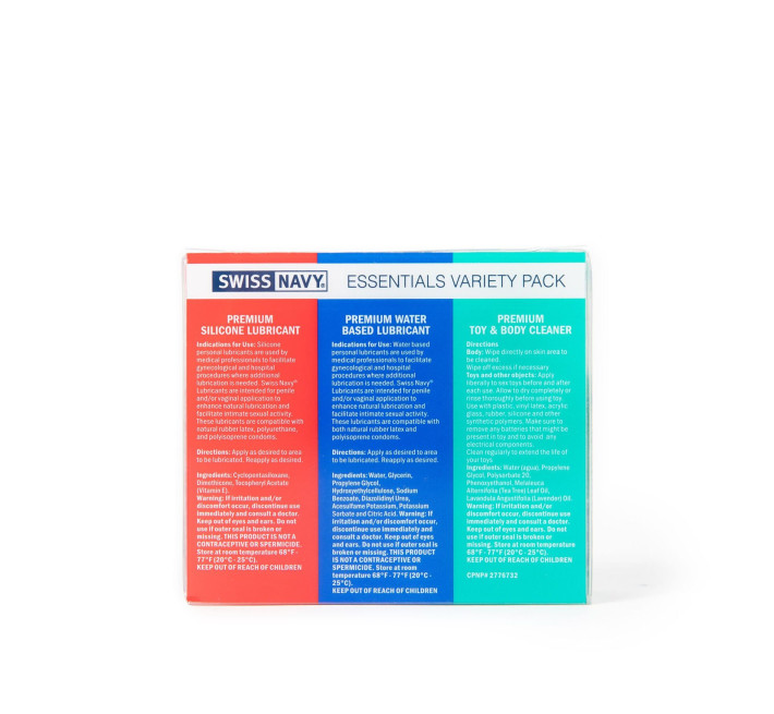 Набір Swiss Navy Essentials Variety Pack 3 х 30 мл