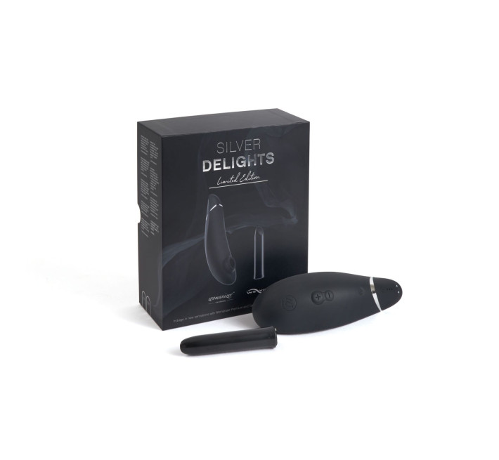 Преміальний подарунковий набір Silver Delights Collection: Womanizer Premium та We-Vibe Tango
