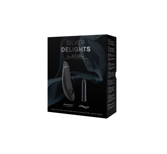 Преміальний подарунковий набір Silver Delights Collection: Womanizer Premium та We-Vibe Tango