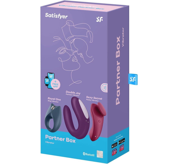 Набір Satisfyer Partner Box 3 (Double Joy, Sexy Secret + Royal One)