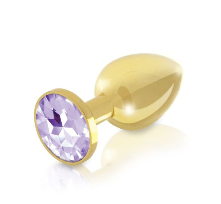 Набір металевих анальних пробок із кристалом RIANNE S - Booty Plug Luxury Set, діаметр 3 та 3,5см