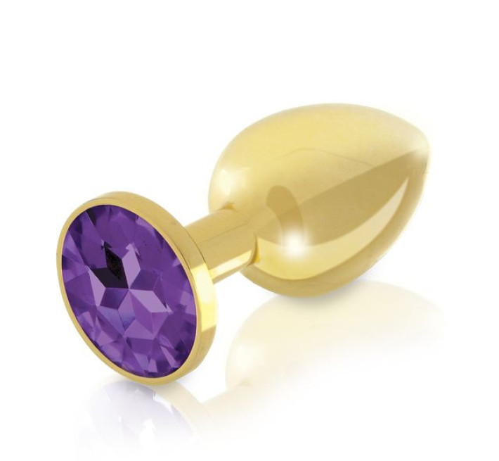 Набір металевих анальних пробок із кристалом RIANNE S - Booty Plug Luxury Set, діаметр 3 та 3,5см