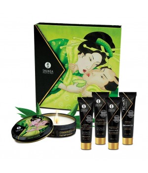 Подарочный набор Shunga GEISHAS SECRETS ORGANICA Exotic Green Tea: для шикарной ночи вдвоем