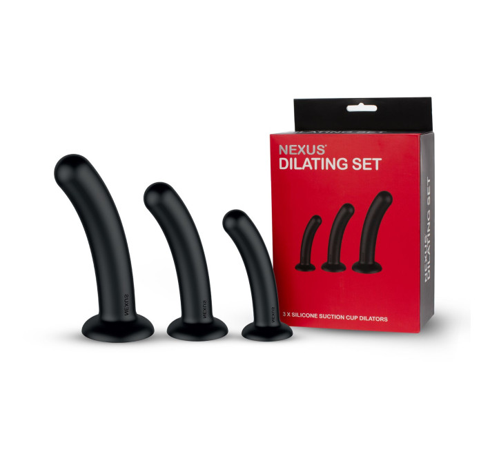 Набір дилдо Nexus Dilating Set (17см, 15см, 12,5см)