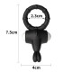Ерекційне кільце LoveToy Power Clit Cockring Thriller Black