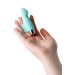 Вибронасадка на палец Toyfa JOS BLISS 9 см Бирюзовая