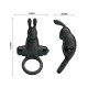 Эрекционное кольцо Pretty Love Vibrant Penis Ring I Black
