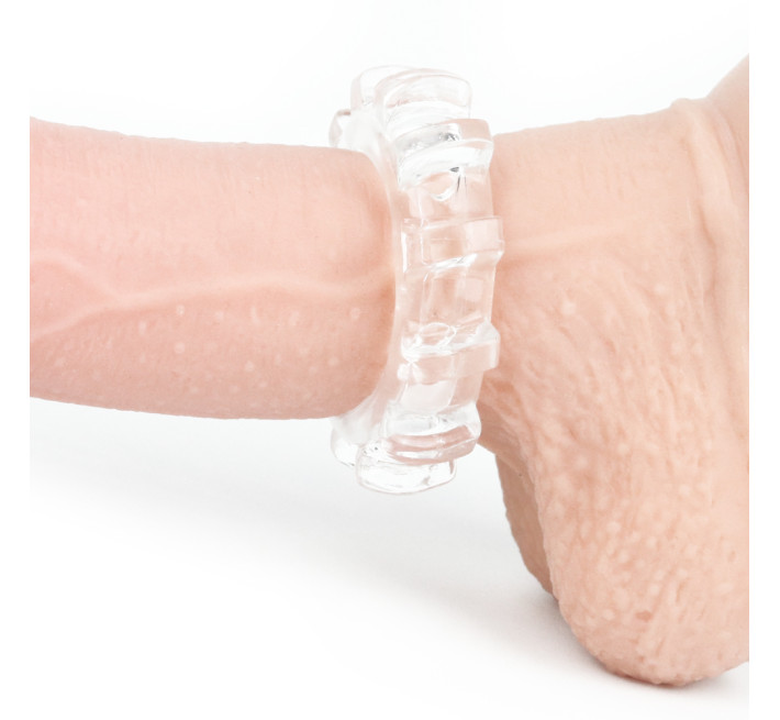 Эрекционное кольцо LoveToy Power Plus Cockring 3 Прозрачное