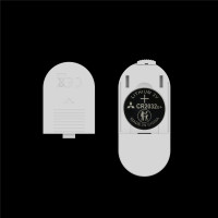 Насадка на член LoveToy Vibrating Drip Knights Ring With Scrotum Sleeve White