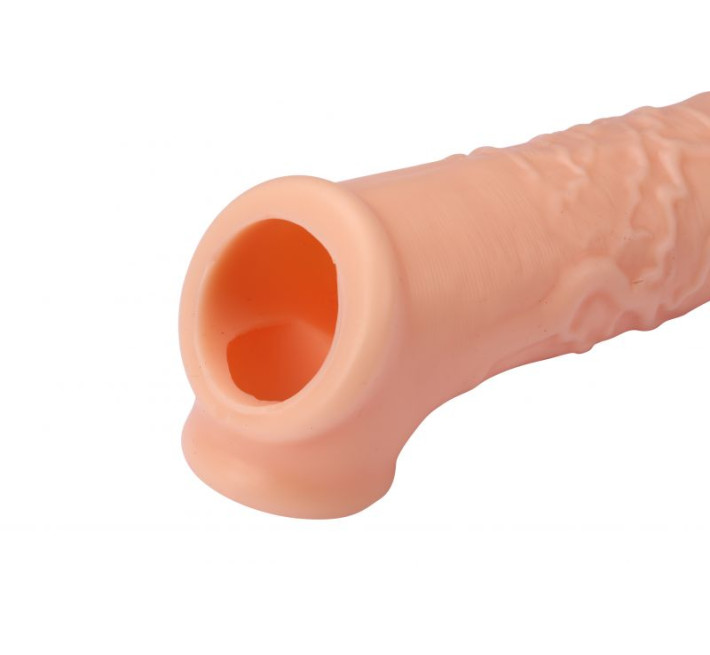 Насадка на пенис Dreamtoys Realstuff Extender With Ball Strap 6.5