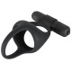 Ерекційне кільце You2Toys Velvets Cock & Ball Ring vibrierender Penisund Hodenring Чорне