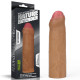 Насадка на член LoveToy Revolutionary Silicone Nature Extender Add 1 Brown 140