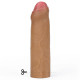 Насадка на член LoveToy Revolutionary Silicone Nature Extender Add 1 Brown 140
