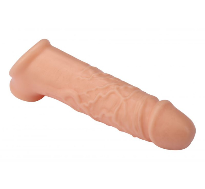 Насадка на пенис Dreamtoys Realstuff Extender With Ball Strap 6.5