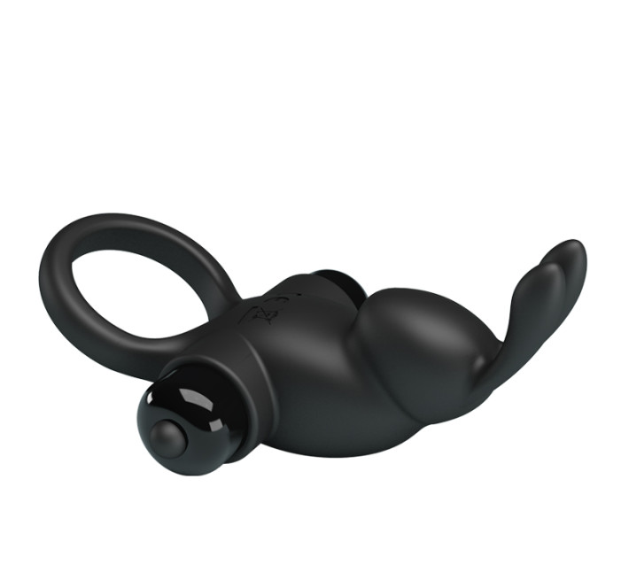 Эрекционное кольцо Pretty Love Vibrant Penis Ring I Black