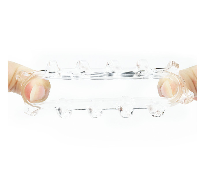 Эрекционное кольцо LoveToy Power Plus Cockring 3 Прозрачное