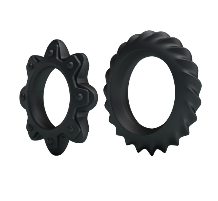 Эрекционные кольца LyBaile Ring Flowering 2x Rings Черные