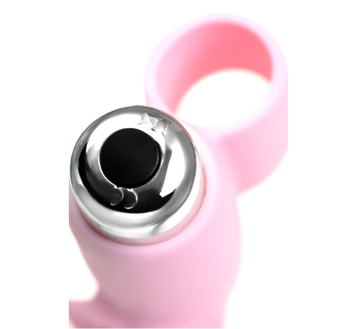 Вибронасадка на палец Toyfa JOS Twity Розовая