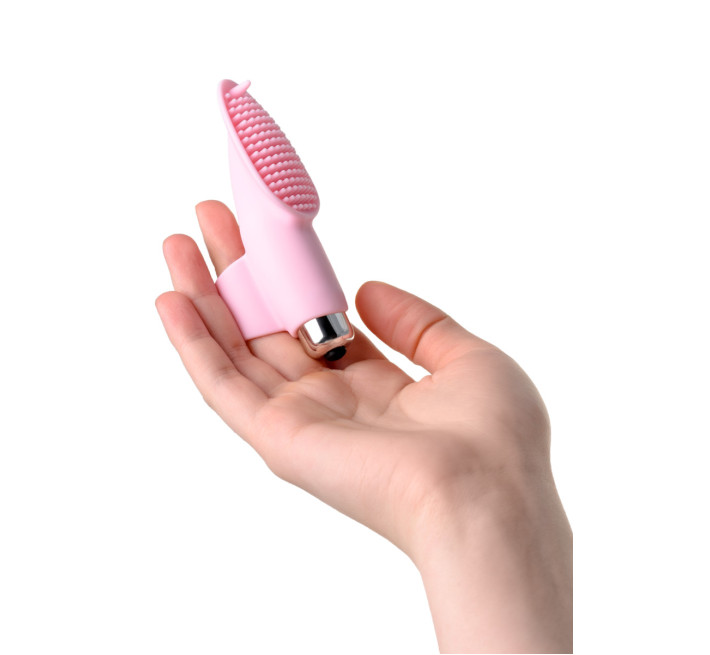 Вибронасадка на палец Toyfa JOS Twity Розовая