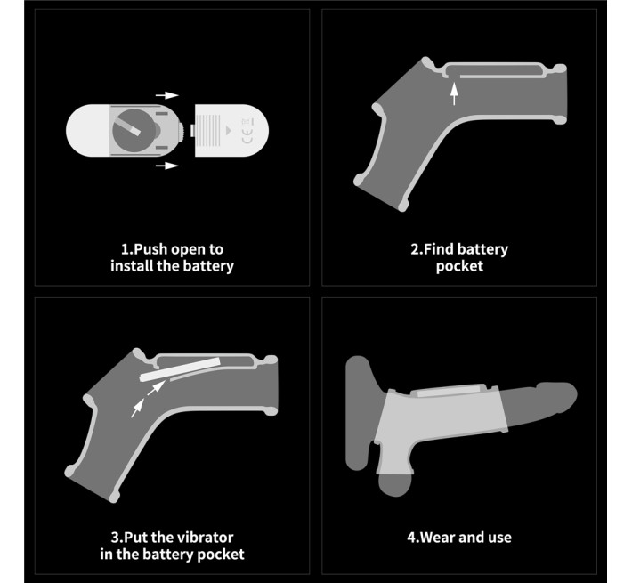 Насадка на член LoveToy Vibrating Drip Knights Ring With Scrotum Sleeve White