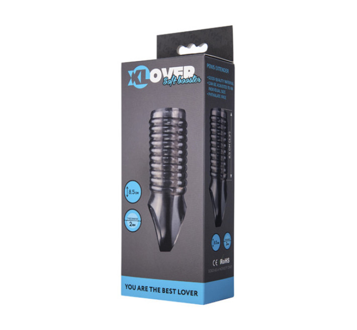 Насадка на член Toyfa XLOVER Чорна 748016