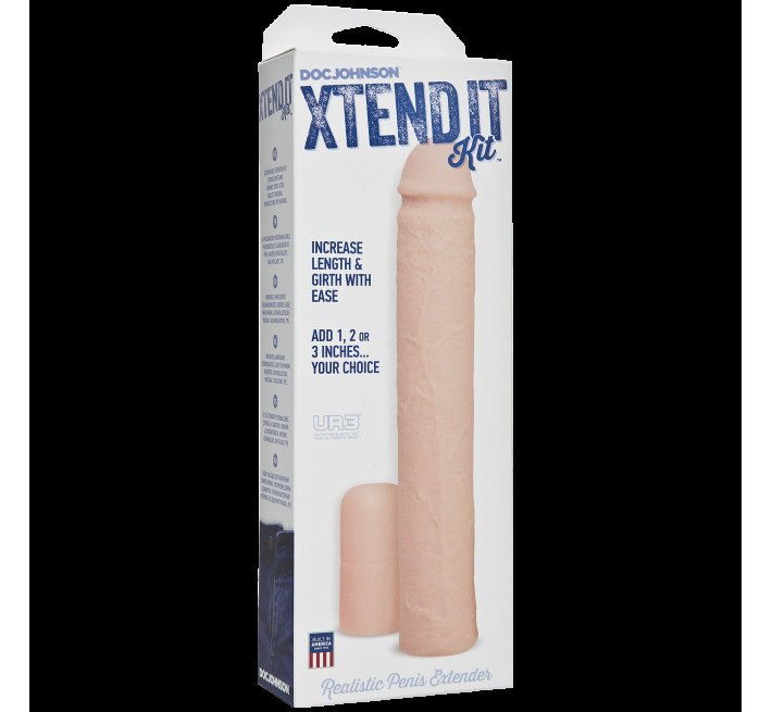 Насадка на член Doc Johnson Xtend It Kit Біла