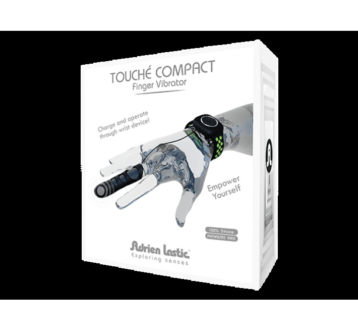Вібратор на палець Adrien Lastic Touche S для глибокої стимуляції з пультом керування на руці