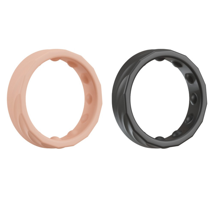 Набір ерекційних кілець You2Toys 4 in 1 Cock Rings, 2 шт.