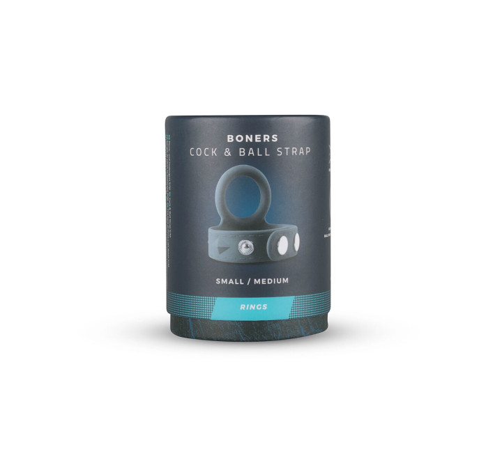 Эрекционное кольцо Boners Cock & Ball Strap - S/M