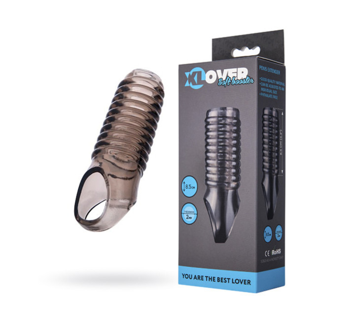 Насадка на член Toyfa XLOVER Чорна 748016