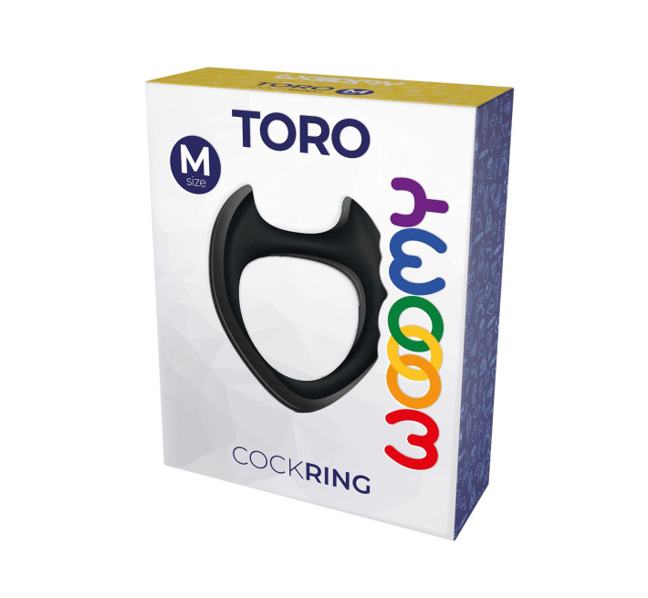 Эрекционное кольцо Wooomy Toro M Black