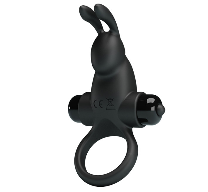 Эрекционное кольцо Pretty Love Vibrant Penis Ring I Black