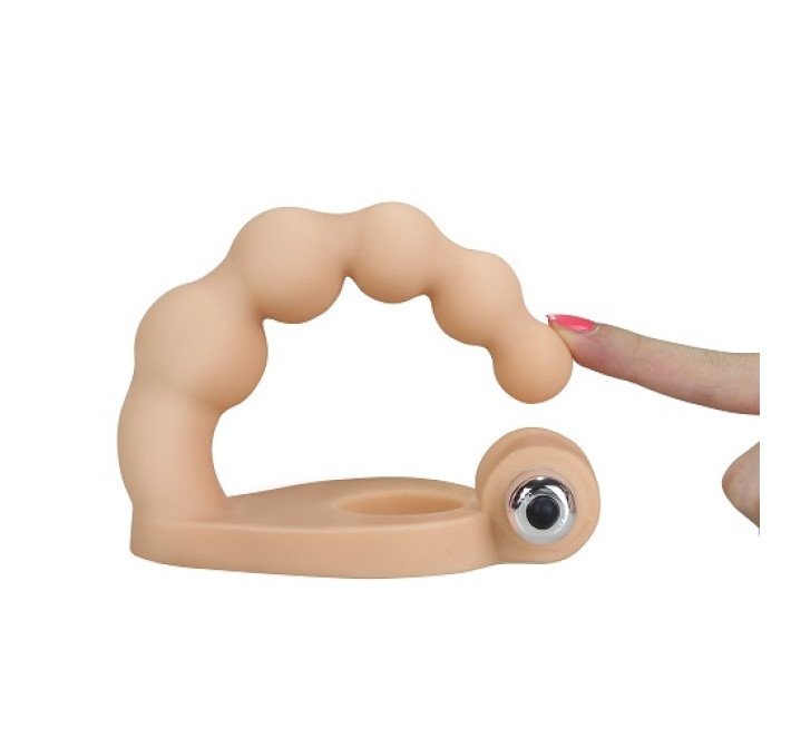 Насадка для двойного проникновения LoveToy The Ultra Soft Bead 6.5