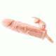 Насадка на член Pretty Love Brave Man Vibro Extension Vibrating Penis Sleeve Flesh