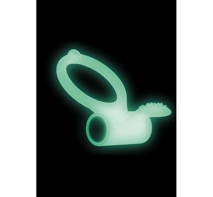 Эрекционное кольцо Marc Dorcel Power Clit White PHOSPHO Белое