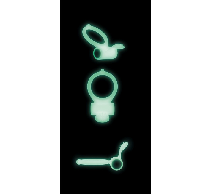 Эрекционное кольцо Marc Dorcel Power Clit White PHOSPHO Белое