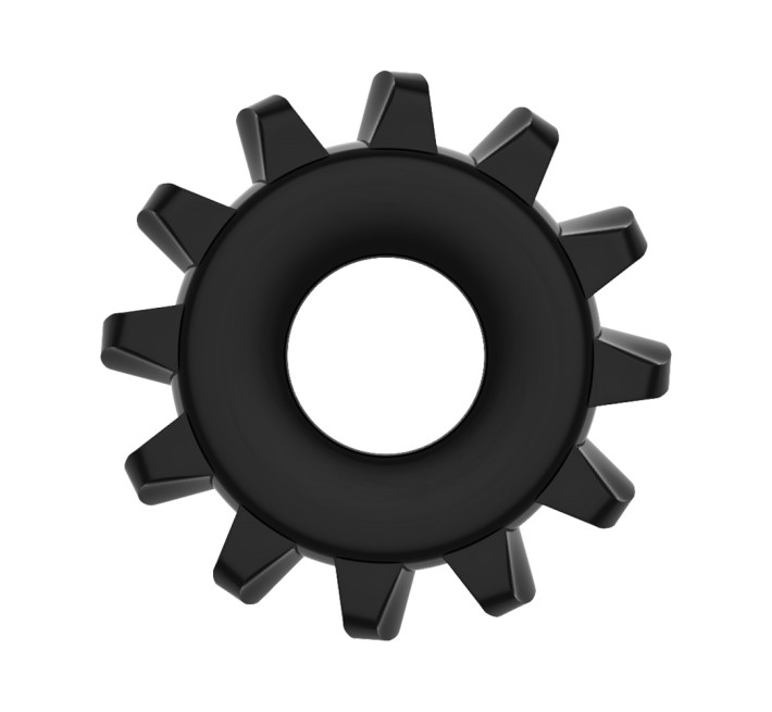 Эрекционное кольцо LoveToy Power Plus Cockring 3 Черное