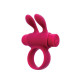Ерекційне віброкільце S Pleasures Premium Rabbit Ring, рожеве, зі знімною віброкулею та вушками