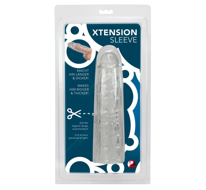 Насадка на член You2Toys XTension Sleeve transparent Прозора