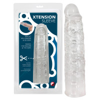 Насадка на член You2Toys XTension Sleeve transparent Прозора
