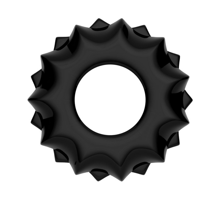 Эрекционное кольцо LoveToy Power Plus Cockring Черное