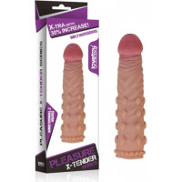 Насадка на член LoveToy Pleasure X-Tender Add 2 Тілесна LV1054