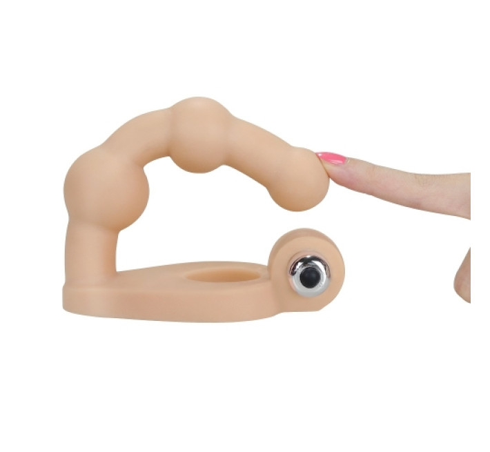 Насадка для подвійного проникнення LoveToy The Ultra Soft Double Bead 6