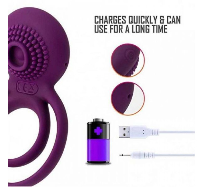 Ерекційне кільце із зарядкою Svakom Tammy Фіолетовий